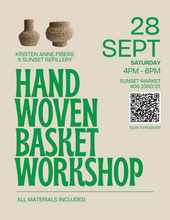 Load image into Gallery viewer, Hand Woven Coiled Basket Workshop
