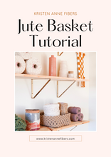 Load image into Gallery viewer, Macrame Jute Basket Tutorial | PDF + Video Instructional
