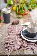 Load image into Gallery viewer, Macrame Placemat | Daisy in Mink
