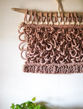 Load image into Gallery viewer, Picot in Pink | Macrame Textile

