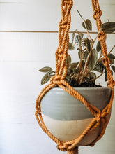 Load image into Gallery viewer, The Lianas Plant Hanger | Mustard + THrō Ceramics beads

