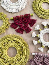 Load image into Gallery viewer, PRESALE Hand Knotted Macrame Ornaments | 7 Pc. Set
