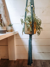 Load image into Gallery viewer, Trellis Plant Hanger | Ocean + THrō Ceramics beads
