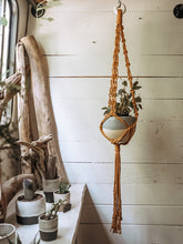 Load image into Gallery viewer, The Lianas Plant Hanger | Mustard + THrō Ceramics beads
