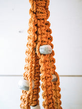 Load image into Gallery viewer, Square Knot Plant Hanger | Mustard + THrō Ceramics Beads
