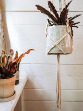 Load image into Gallery viewer, The Lianas Plant Hanger | White + THrō Ceramics Beads
